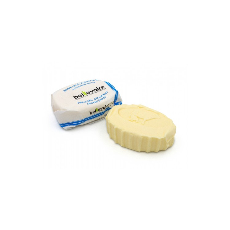 Beurre au lait cru croquant demi-sel Beillevaire 125g