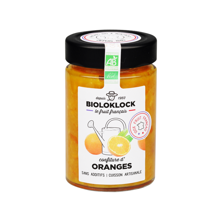 Confiture d'orange bio de Corse de Bioloklock 230g